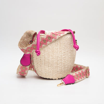 TG10621 Shaina Rattan Bucket Bag - MiMi Wholesale