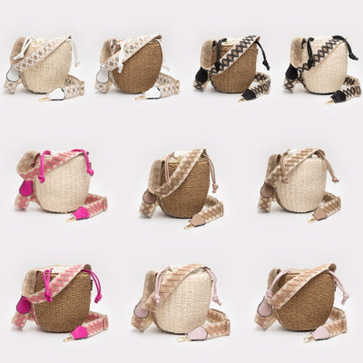 TG10621 Shaina Rattan Bucket Bag - MiMi Wholesale