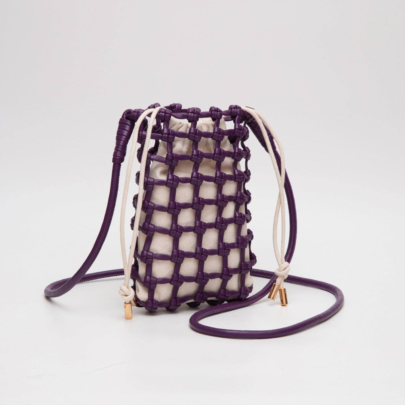 TG10626 Cara Mini Woven Drawstring Crossbody Bag - MiMi Wholesale