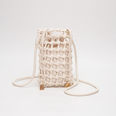 TG10626 Cara Mini Woven Drawstring Crossbody Bag - MiMi Wholesale