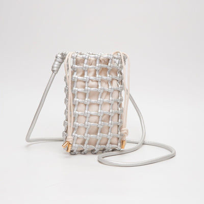 TG10626 Cara Mini Woven Drawstring Crossbody Bag - MiMi Wholesale