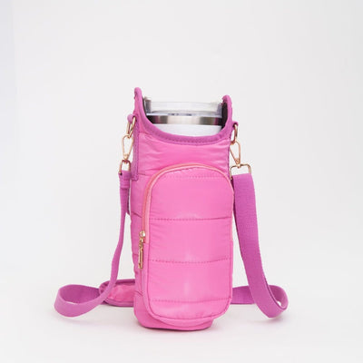 TG10645 Puffer Tumbler Holder Crossbody Bag - MiMi Wholesale