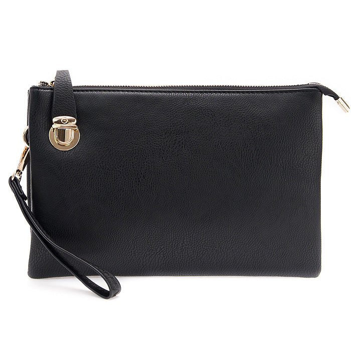 0714 Designer Inspired Fashion Clutch/Crossbody Bag - Honeytote