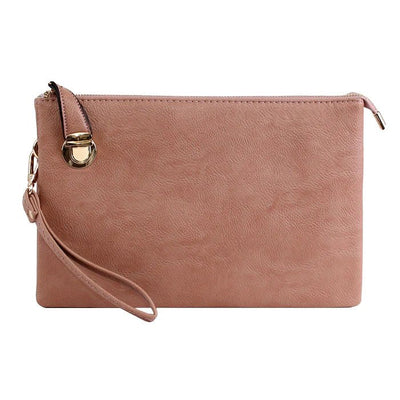 0714 Designer Inspired Fashion Clutch/Crossbody Bag - Honeytote