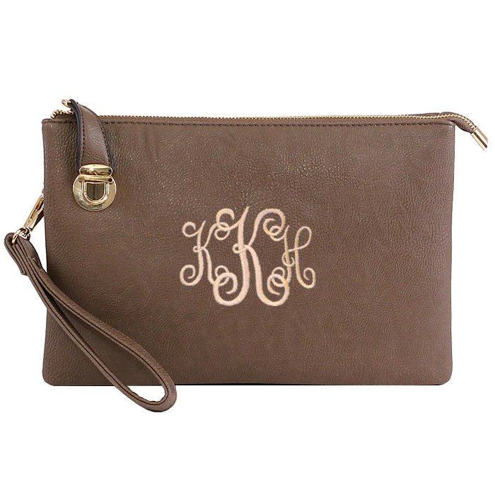 0714 Designer Inspired Fashion Clutch/Crossbody Bag - Honeytote