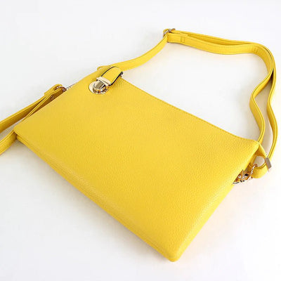 0714 Designer Inspired Fashion Clutch/Crossbody Bag - Honeytote