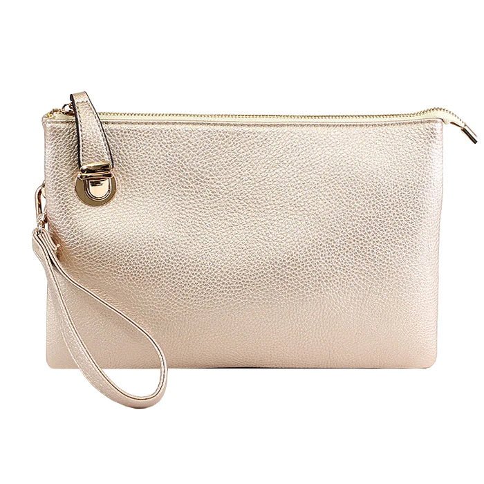 0714 Designer Inspired Fashion Clutch/Crossbody Bag - Honeytote