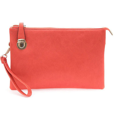 0714 Designer Inspired Fashion Clutch/Crossbody Bag - Honeytote