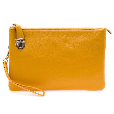 0714 Designer Inspired Fashion Clutch/Crossbody Bag - Honeytote