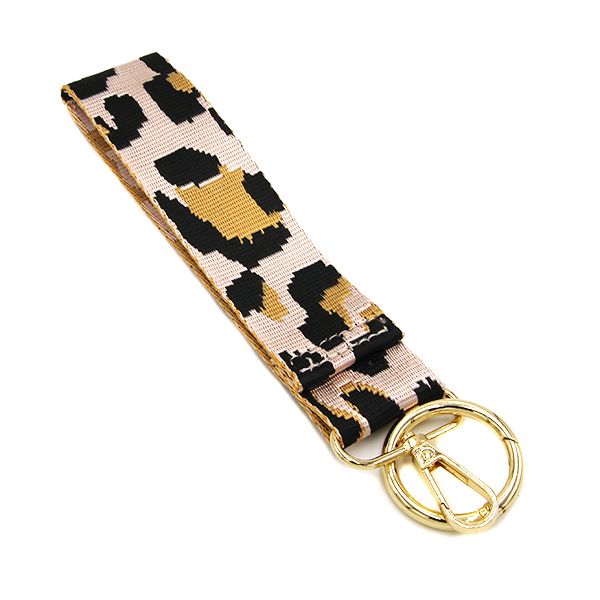 TG10269 TG10271 Animal Leopard Printed Wristband Keychain