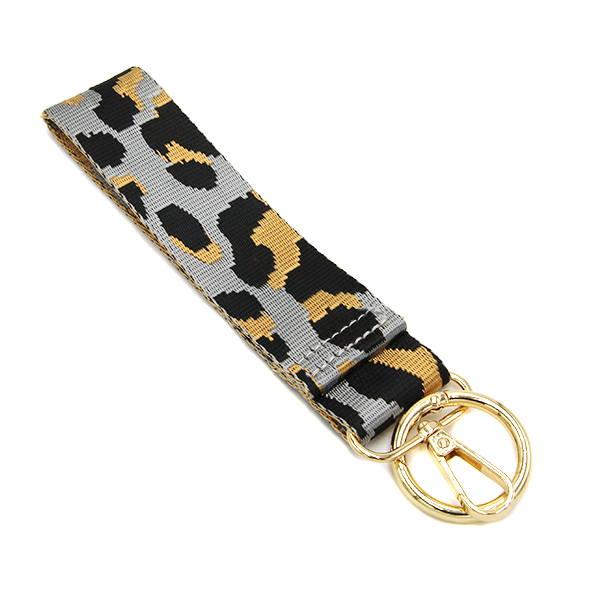 TG10269 TG10271 Animal Leopard Printed Wristband Keychain