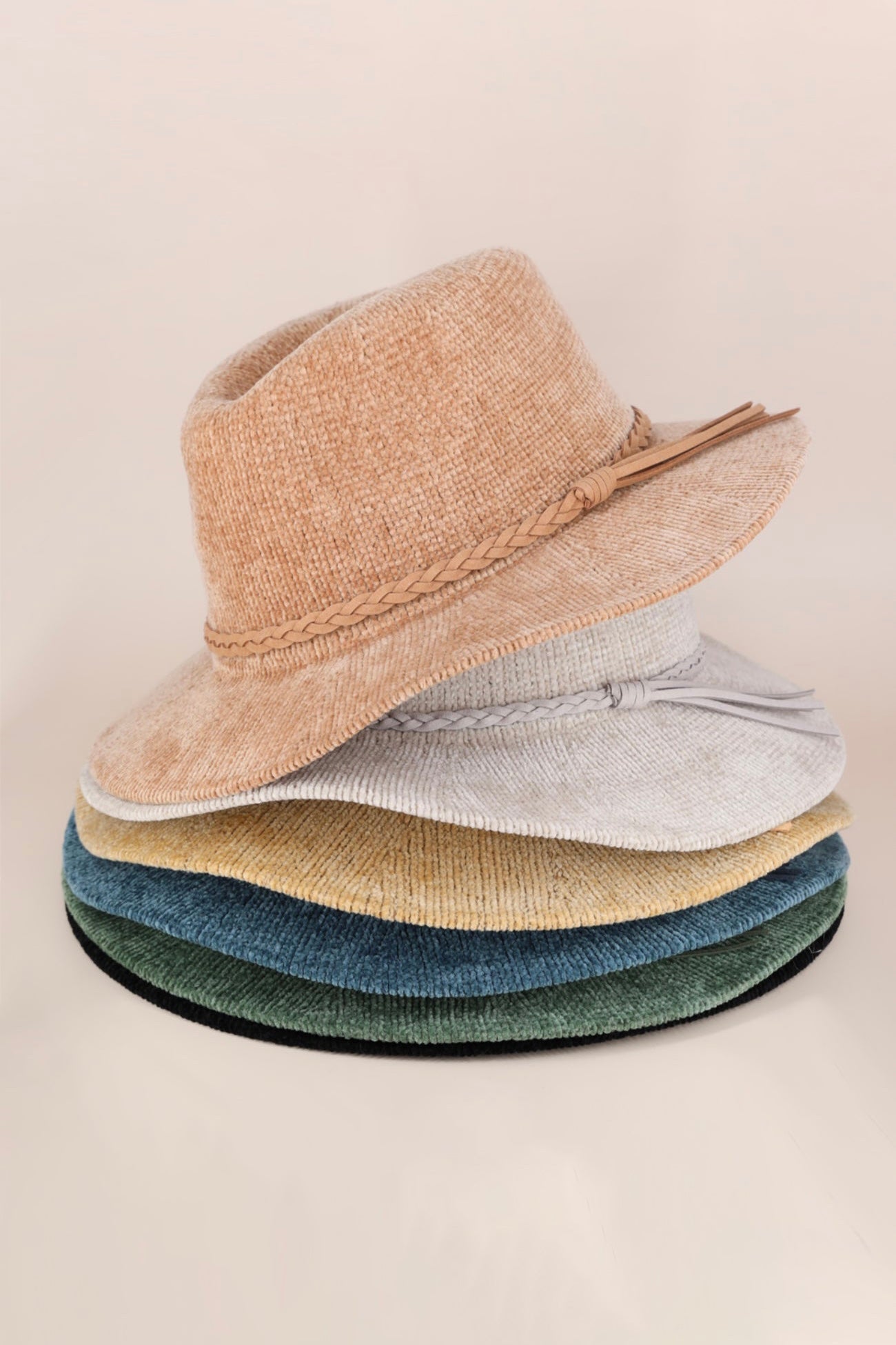 MH0134 Vicky Chenille Knit Panama Hat