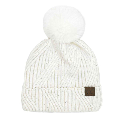 HTS0006 Grace Sequin Pom Beanie