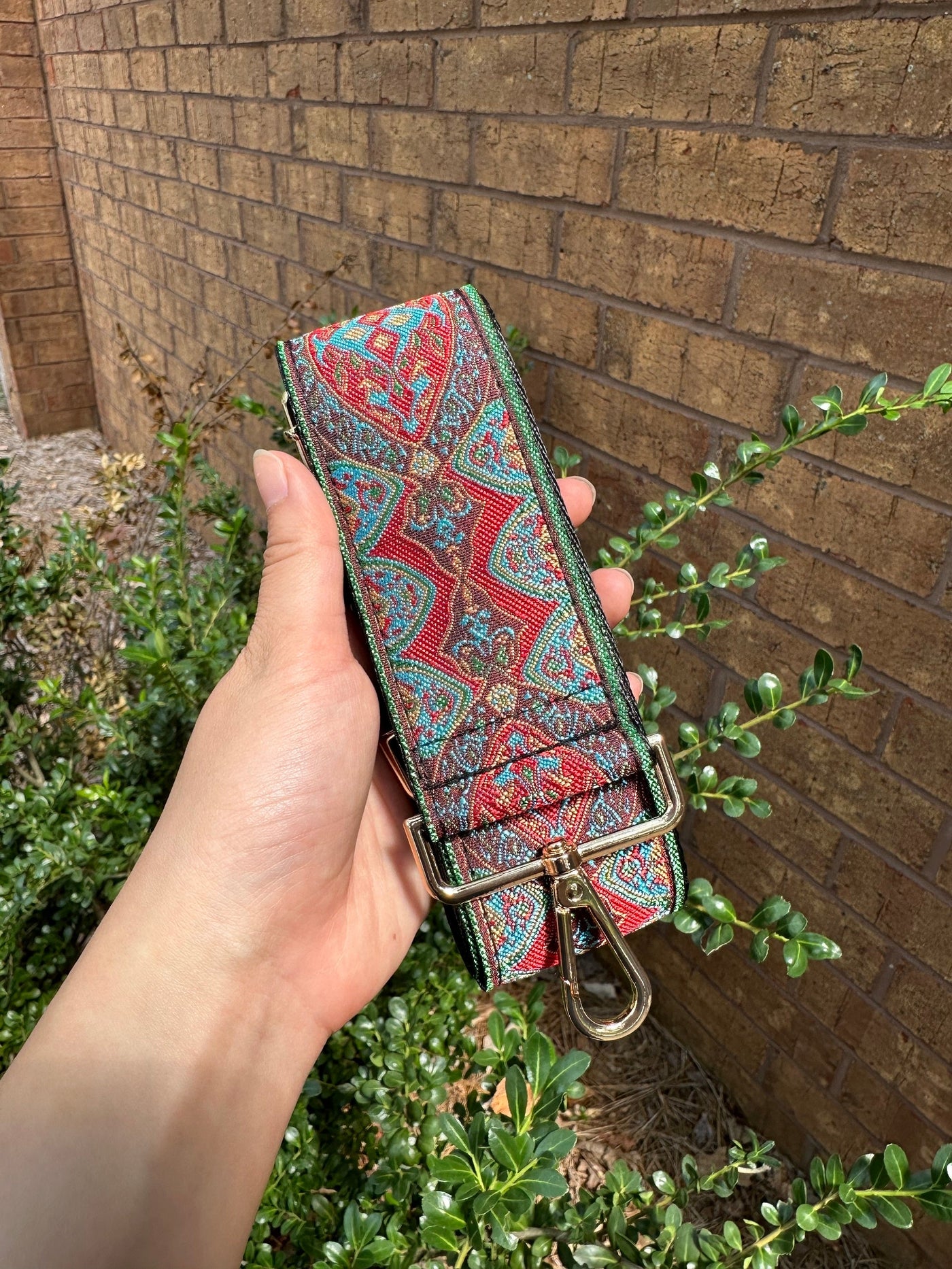 SS050RR Boho Adjustable Guitar Strap