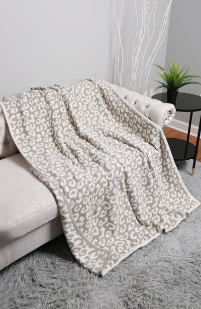 JCL1010 Super Lux Leopard Throw Blanket