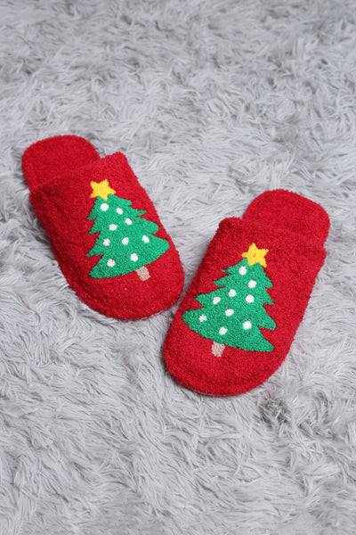 JCL4205-01 Super Lux Christmas Tree Slippers