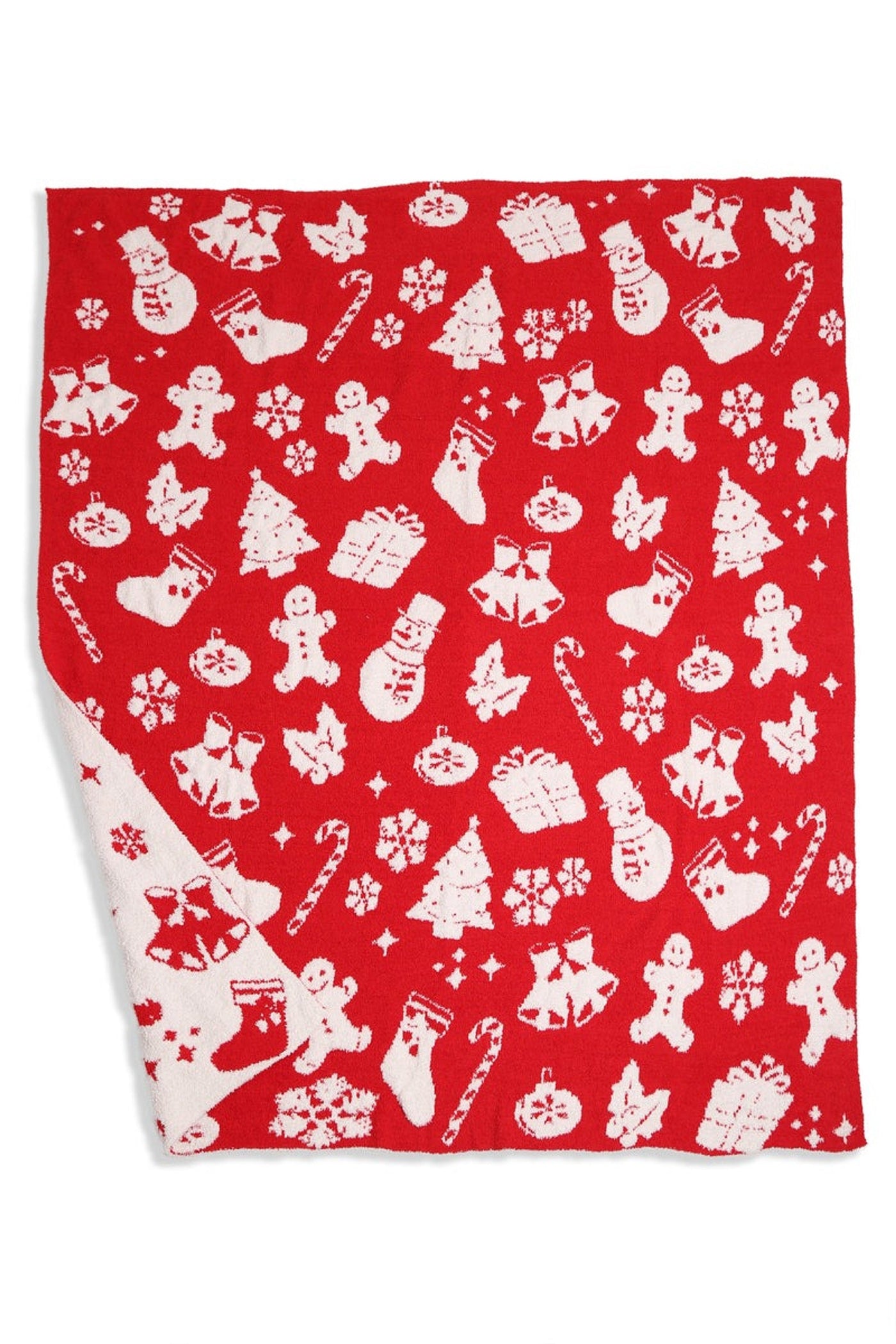 JCL4324-02 Super Lux Festive Holiday Throw Blanket