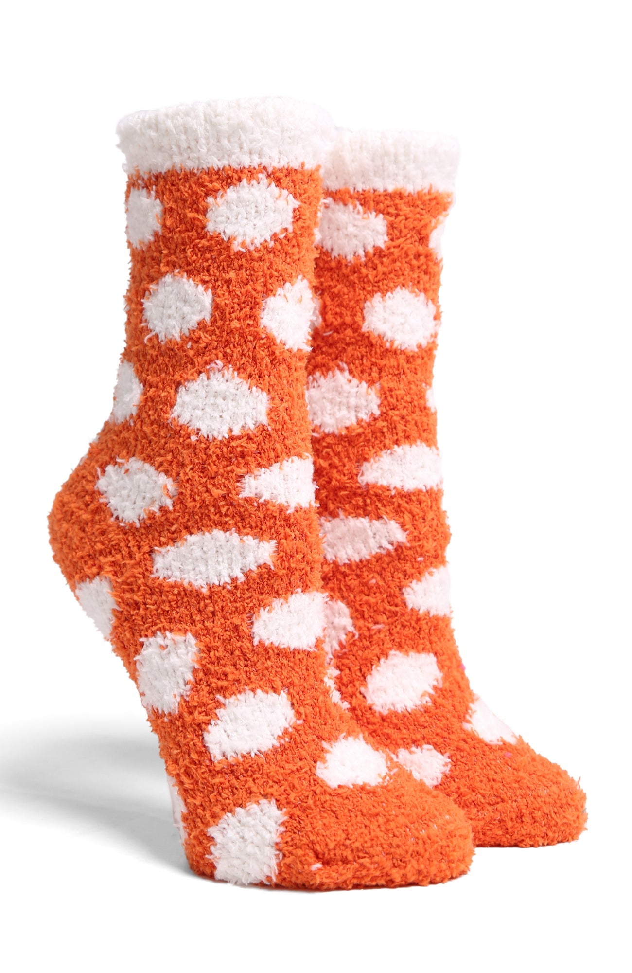 JCS119 Super Lux 6 Pcs Assorted Polka Dot Mini Crew Socks