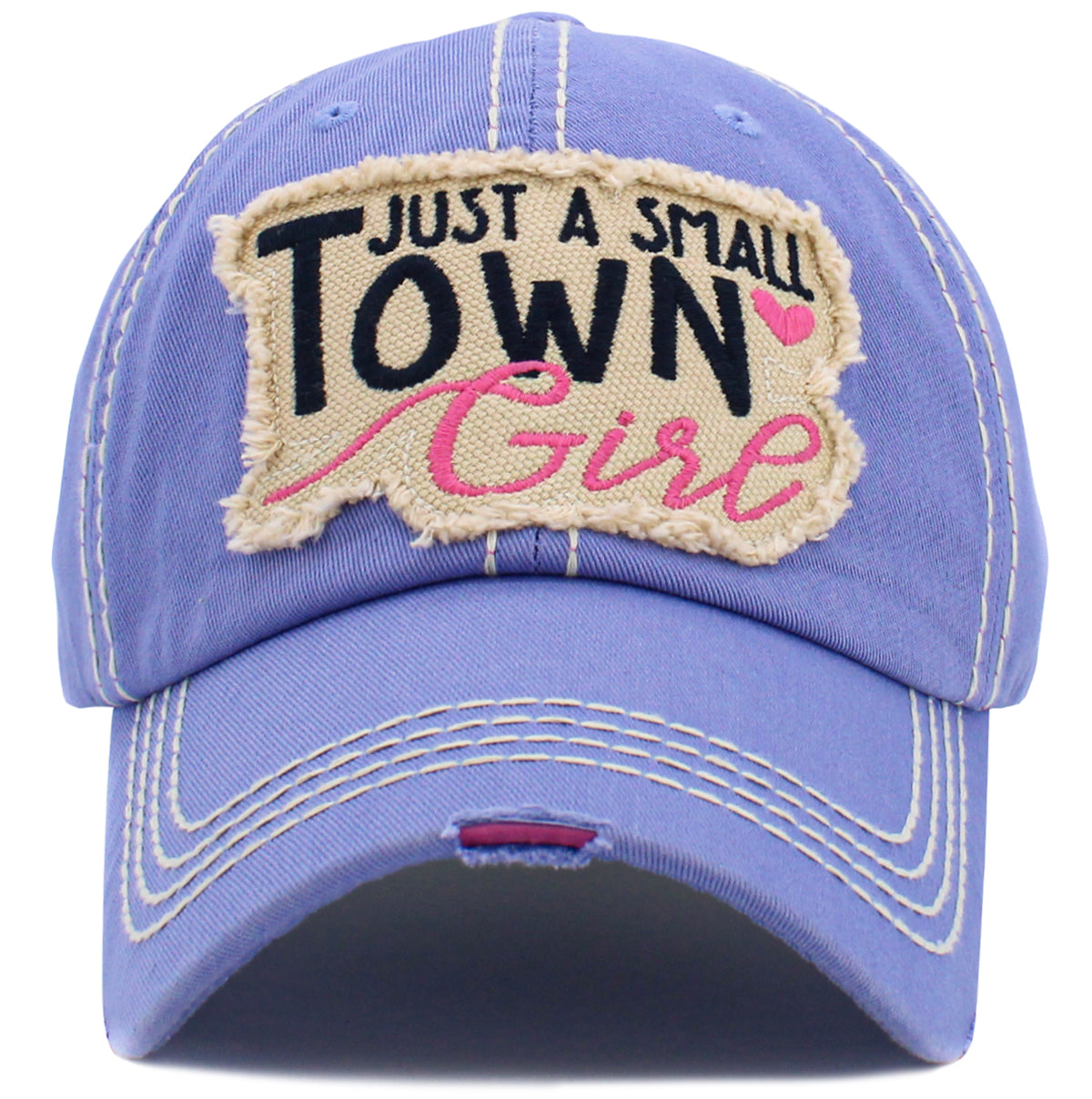 KBV1473 'Just a small town girl' Vintage Ballcap