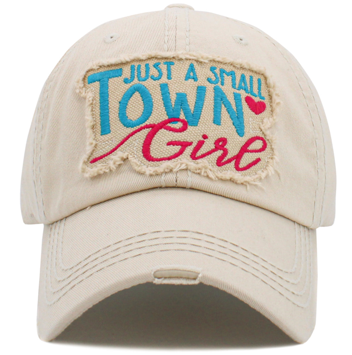 KBV1473 'Just a small town girl' Vintage Ballcap