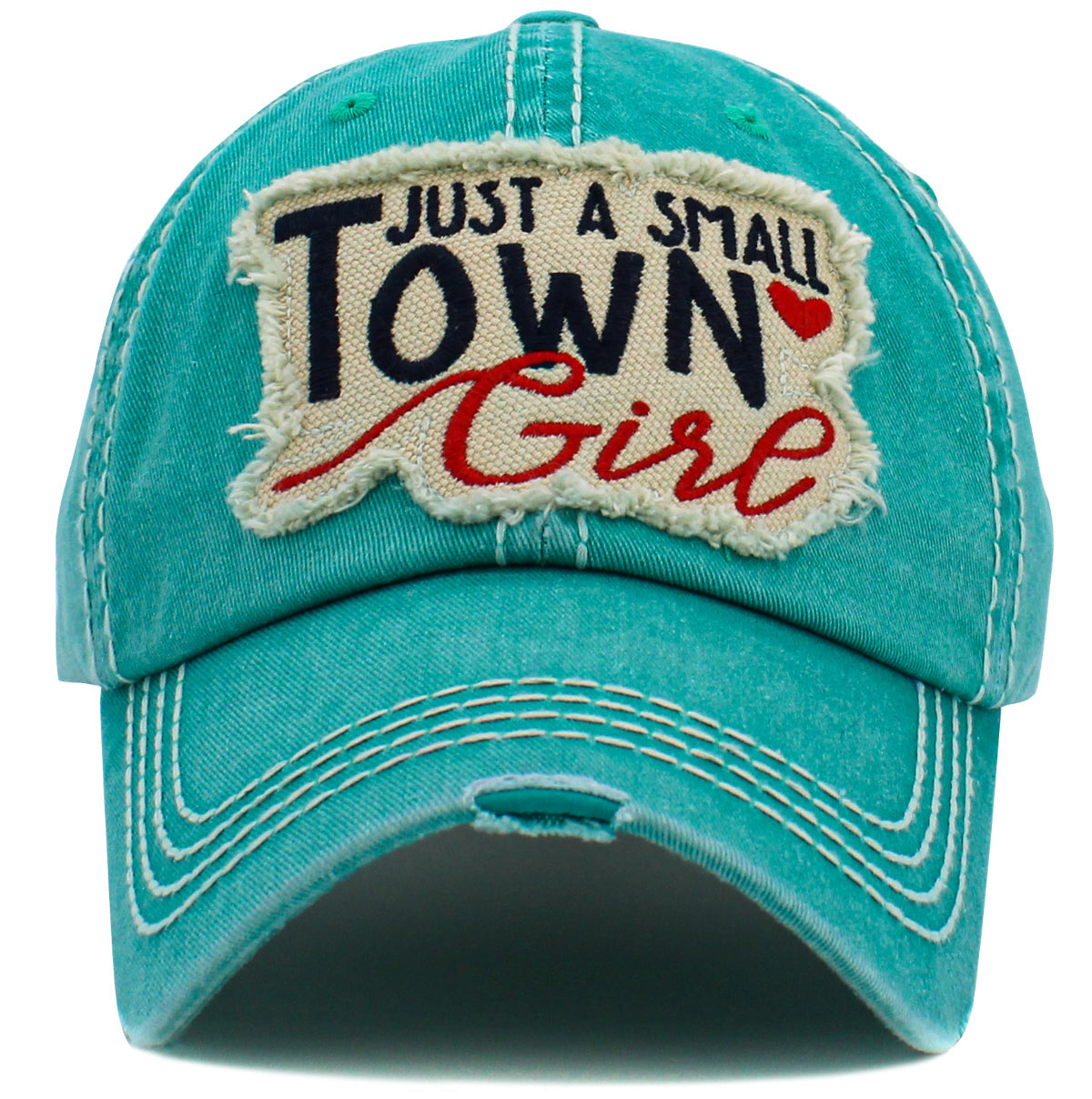 KBV1473 'Just a small town girl' Vintage Ballcap