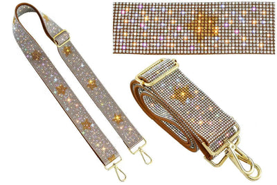 RS038S Sparkling Rhinestone Star Strap