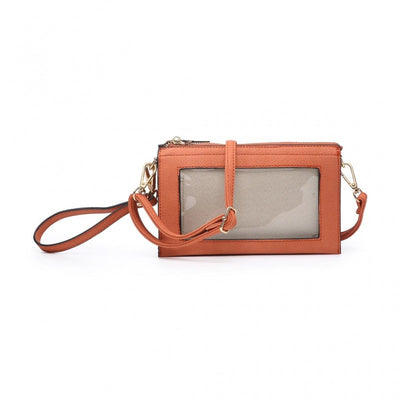 M2002 3 Compartment crossbody w/ Clear Phone Window