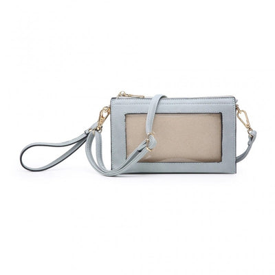 M2002 3 Compartment crossbody w/ Clear Phone Window