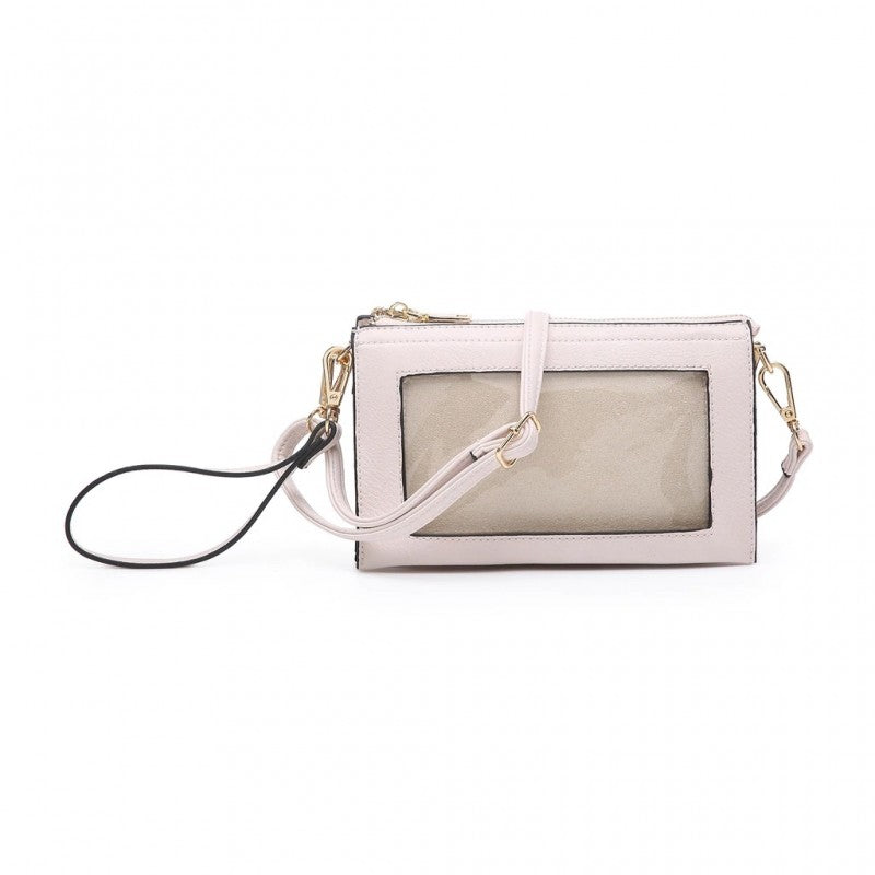 M2002 3 Compartment crossbody w/ Clear Phone Window