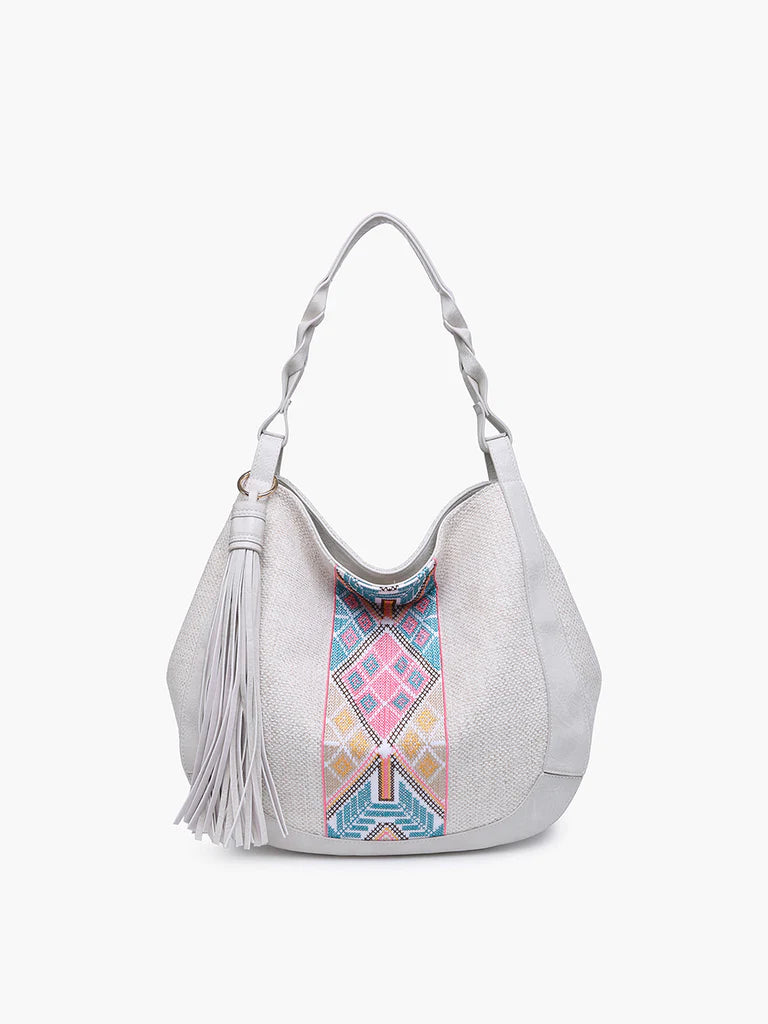 M2270TRB Jaylin Tribal Saddle Bag w/ Large Tassel