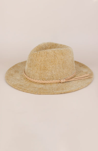 MH0134 Vicky Chenille Knit Panama Hat
