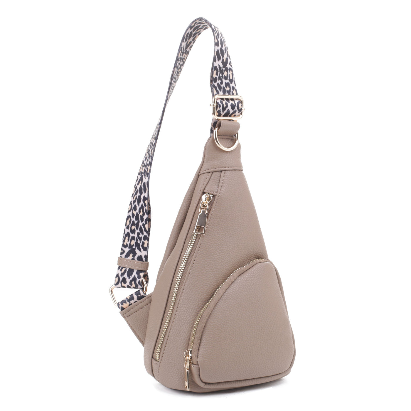 ML20175 Erica Leopard Strap Sling Bag