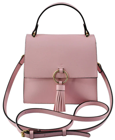 PB704 Fashion Ring Tassel Flap Crossbody Satchel Bag