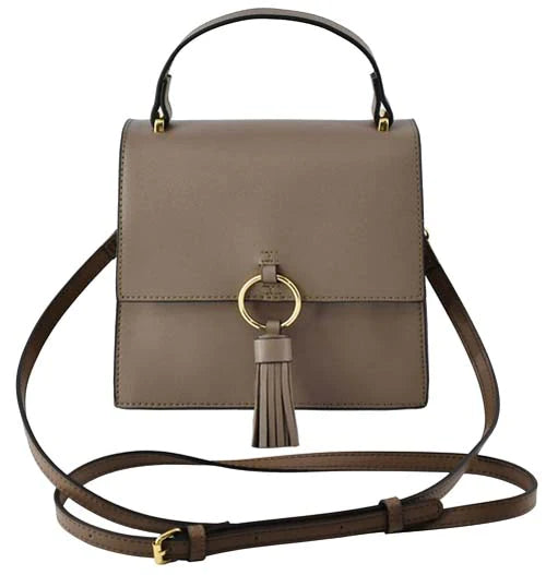 PB704 Fashion Ring Tassel Flap Crossbody Satchel Bag