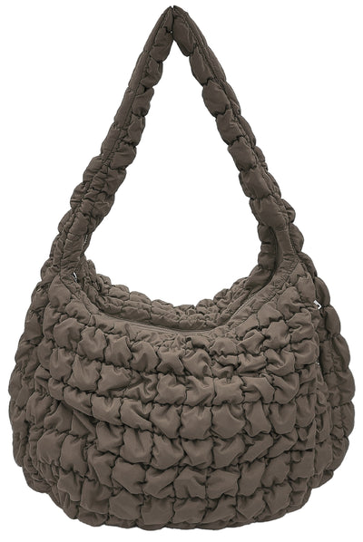 QBS320125 Cora Quilted Puffer Tote