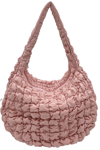 QBS320125 Cora Quilted Puffer Tote