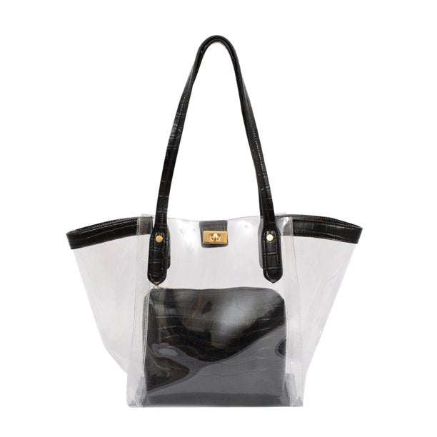 TB29102 Clear Tote W/ Pouch