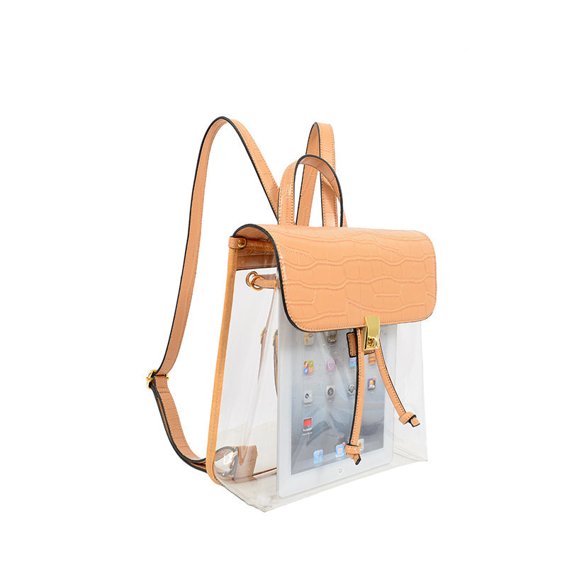 TB29105 Drawstring Clear Backpack