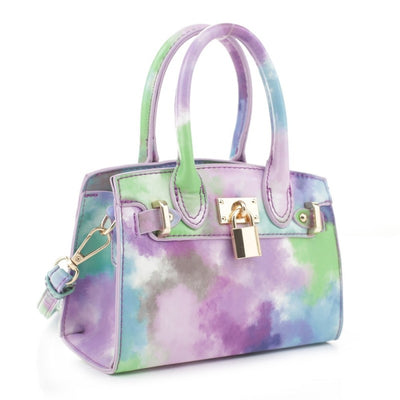 TD6286 Mini Tie-Dye Turn-Clasp & Lock Crossbody