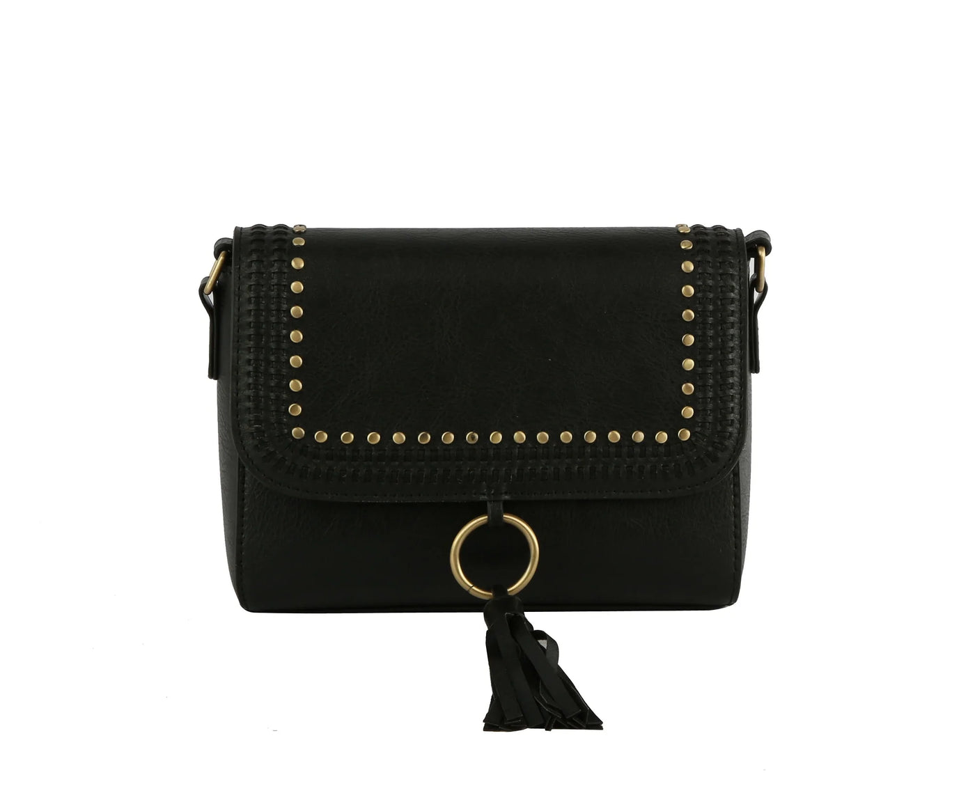 TDM0034 Studded Tassel Crossbody