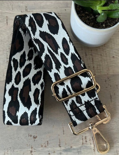 TG10242 Leopard Print Guitar Strap