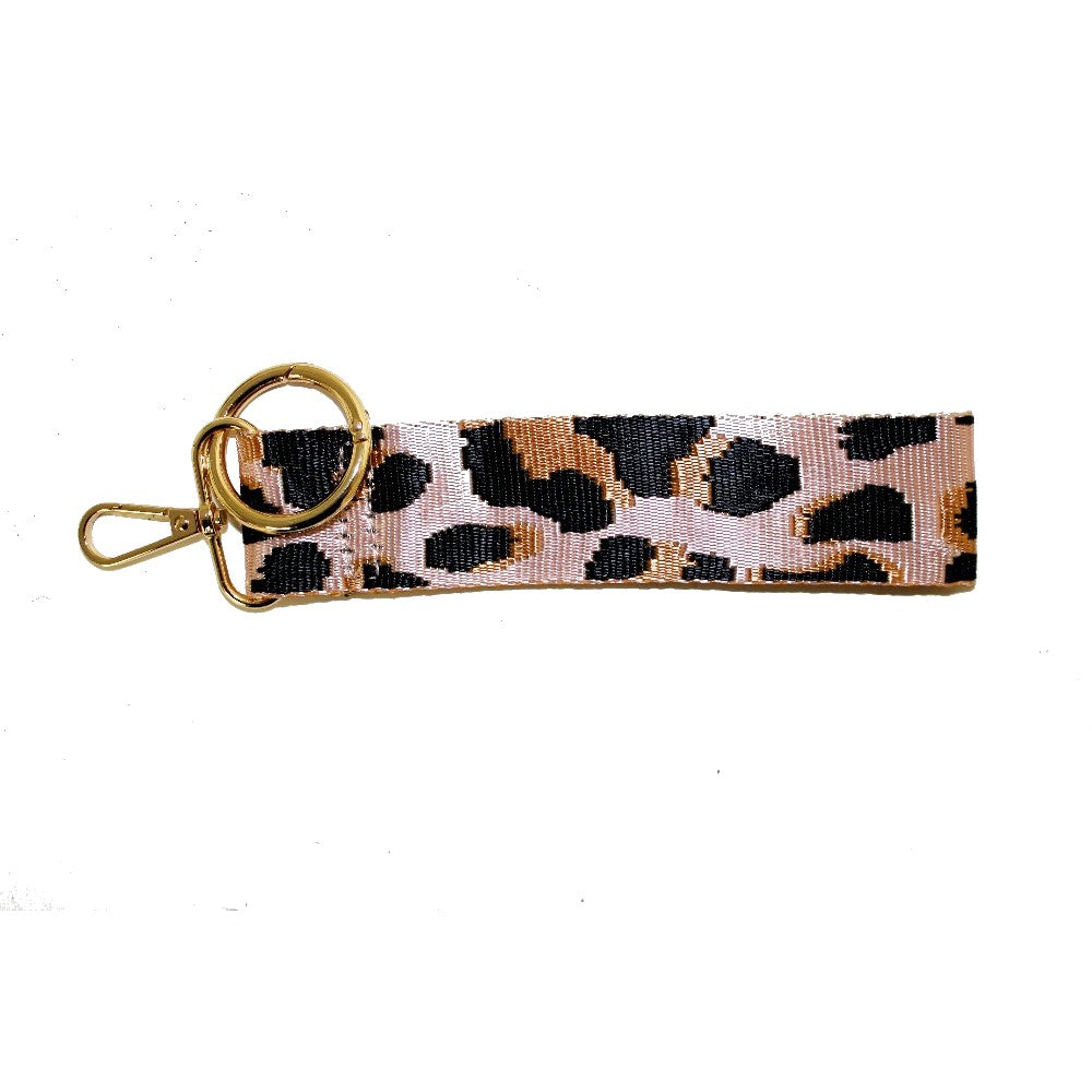 TG10269 TG10271 Animal Leopard Printed Wristband Keychain