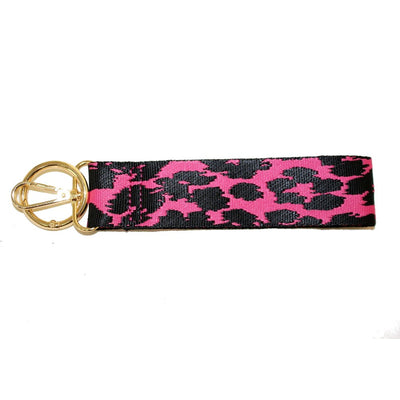 TG10269 TG10271 Animal Leopard Printed Wristband Keychain