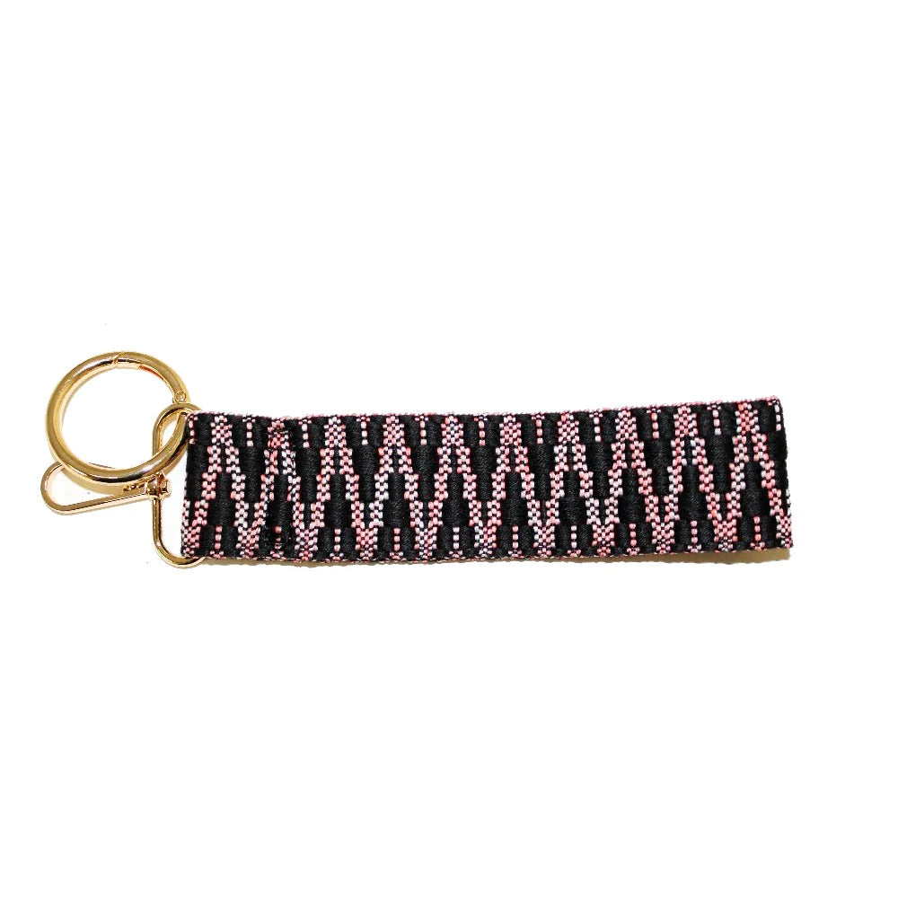 TG10272 Color Patterned Wristband Keychain