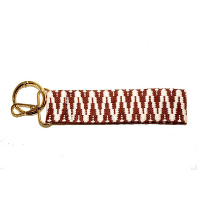 TG10272 Color Patterned Wristband Keychain