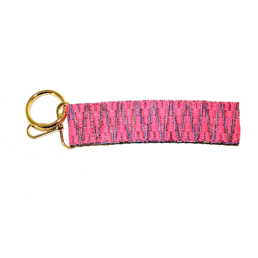 TG10272 Color Patterned Wristband Keychain