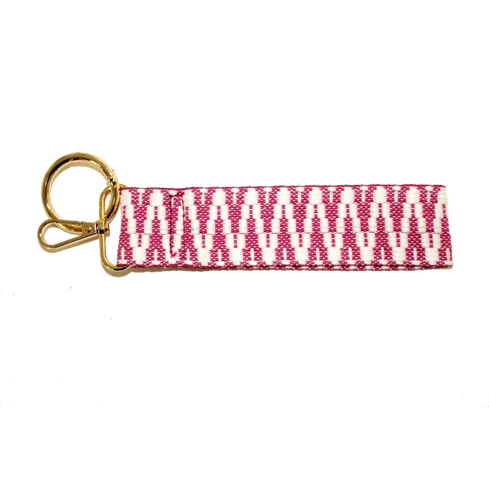 TG10272 Color Patterned Wristband Keychain