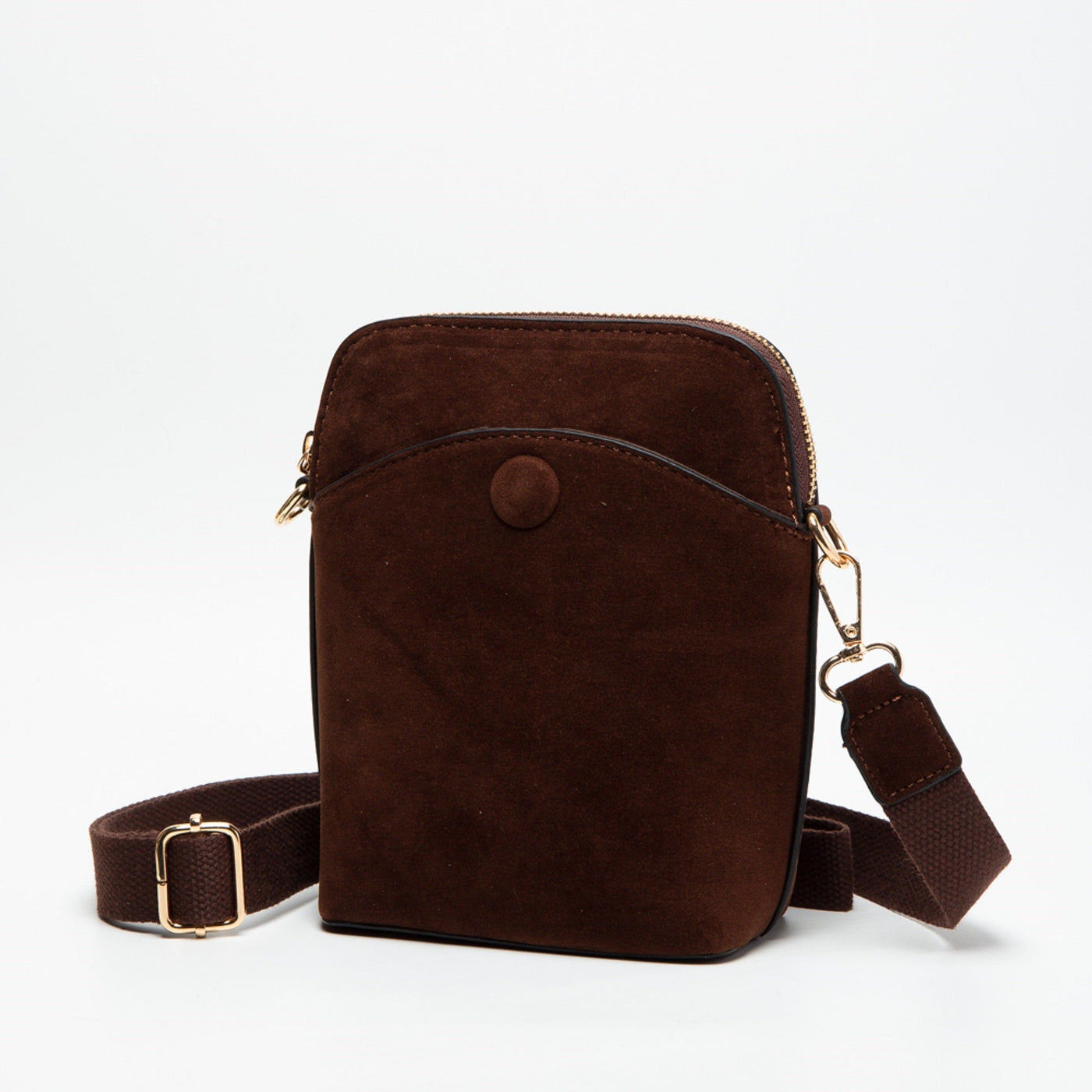 TG10540 Tasia Mini Vegan Suede Crossbody Bag