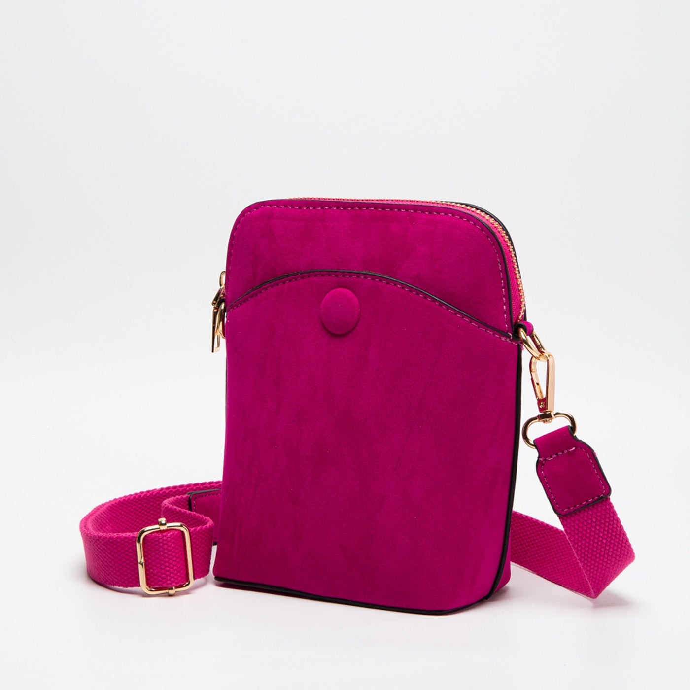 TG10540 Tasia Mini Vegan Suede Crossbody Bag