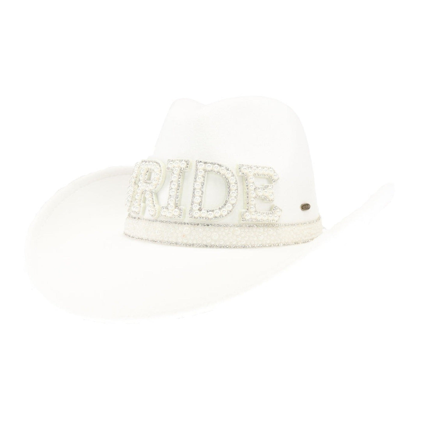 VCC0070 BRIDE Felt Cowboy Hat With Rhinestones